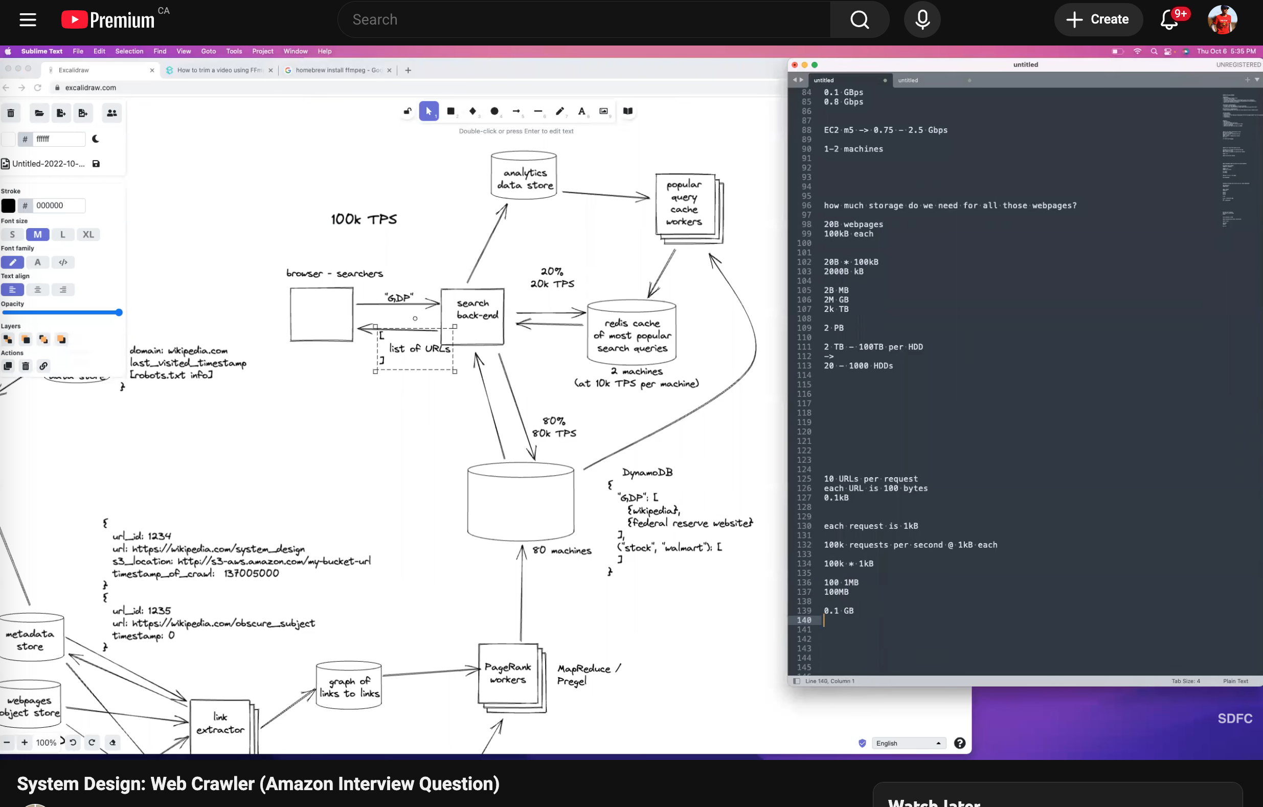 System design architecture diagram: web crawler for the entire internet